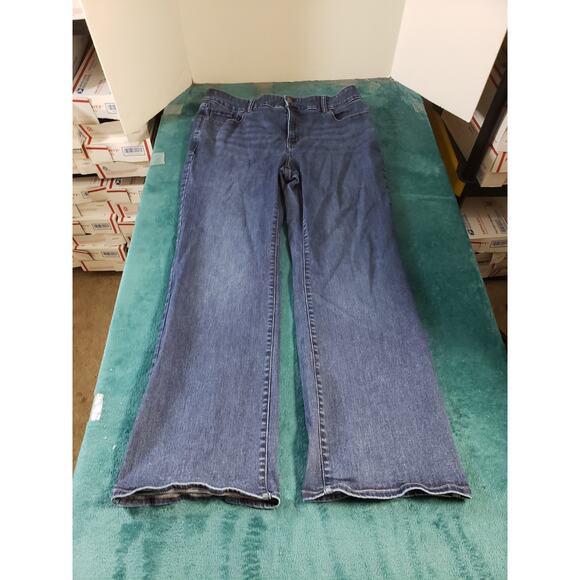 Lane Bryant Jeans Size 18 Womens Blue Stretch Pants Denim High Rise Bootcut - Picture 1 of 13